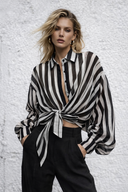 Chemise Over Rayé