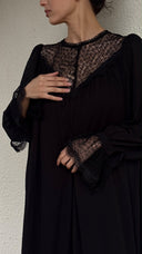Robe longue en mousseline