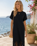 Robe à frange
