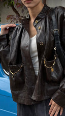 Veste Simili Cuir