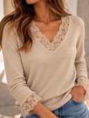 Pull dentelle