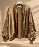 Veste bomber soie
