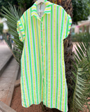Robe en gaz de coton