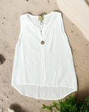 Top en Gaz de coton